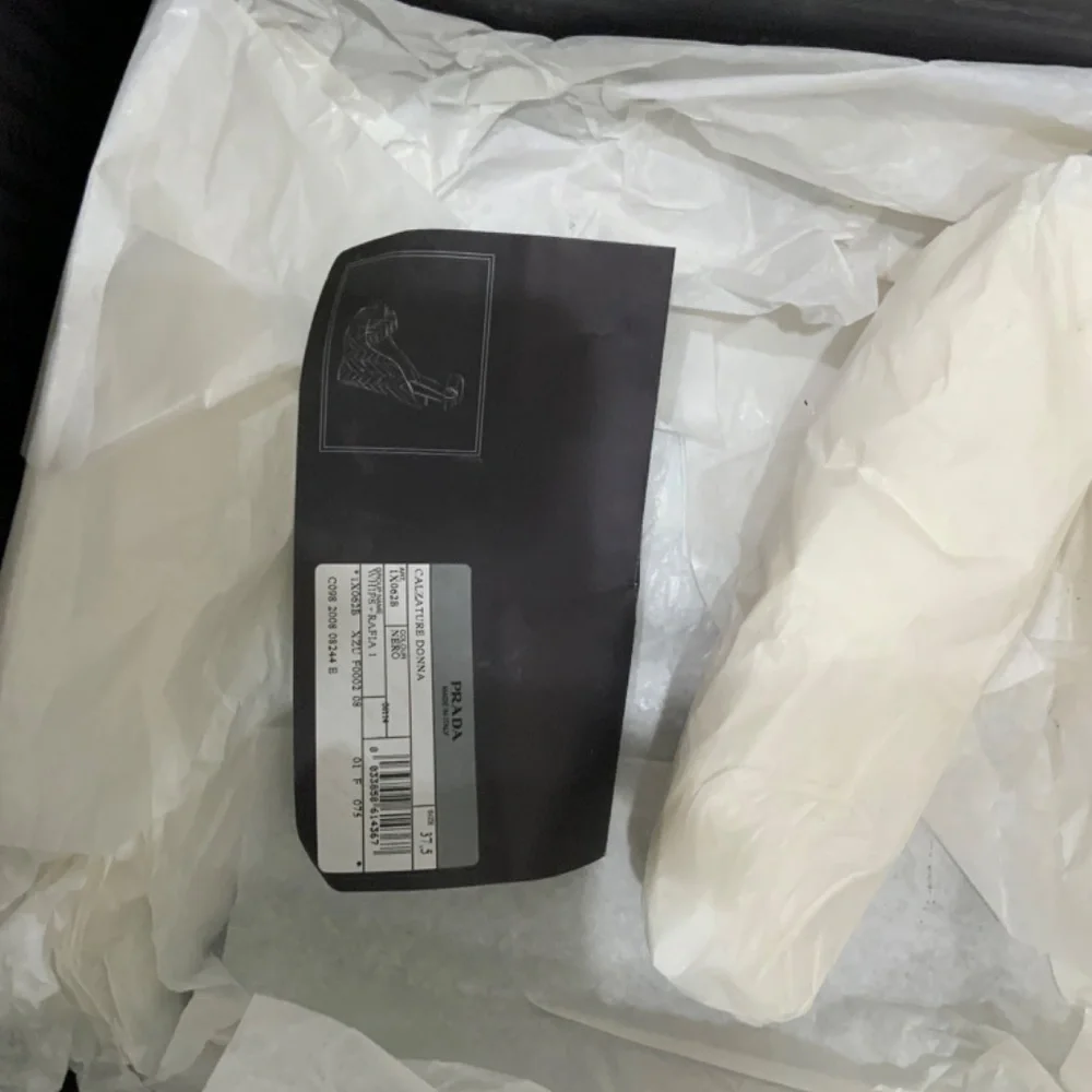 Authentic PRADA  Black Raffia Wedges